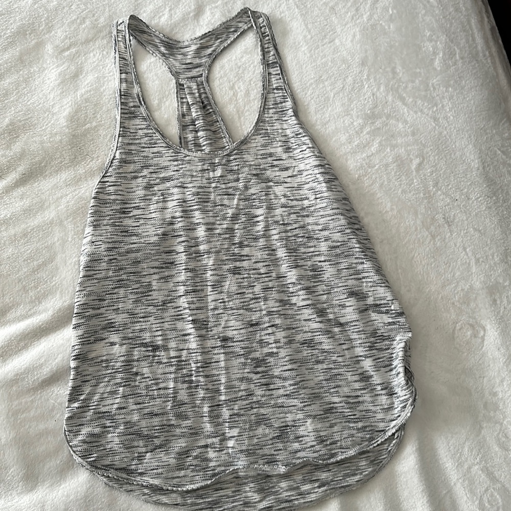 Marked gray racer back Lulu Tank